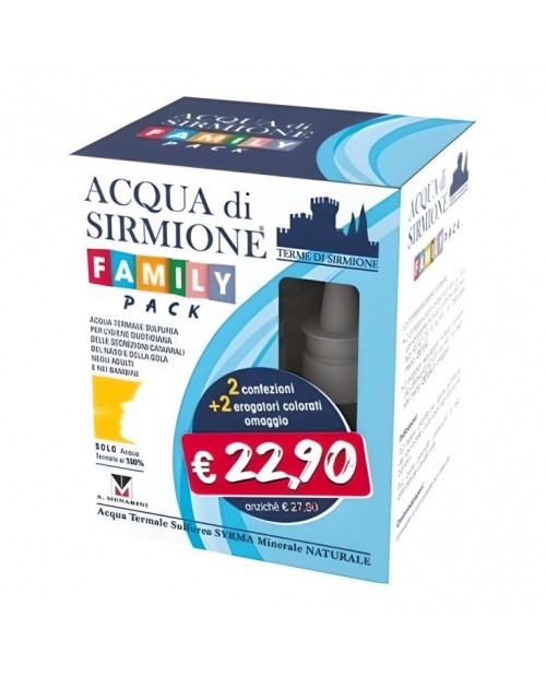 Acqua Termale Sulfurea 12 flaconcini da 15cc - Acqua di Sirmione